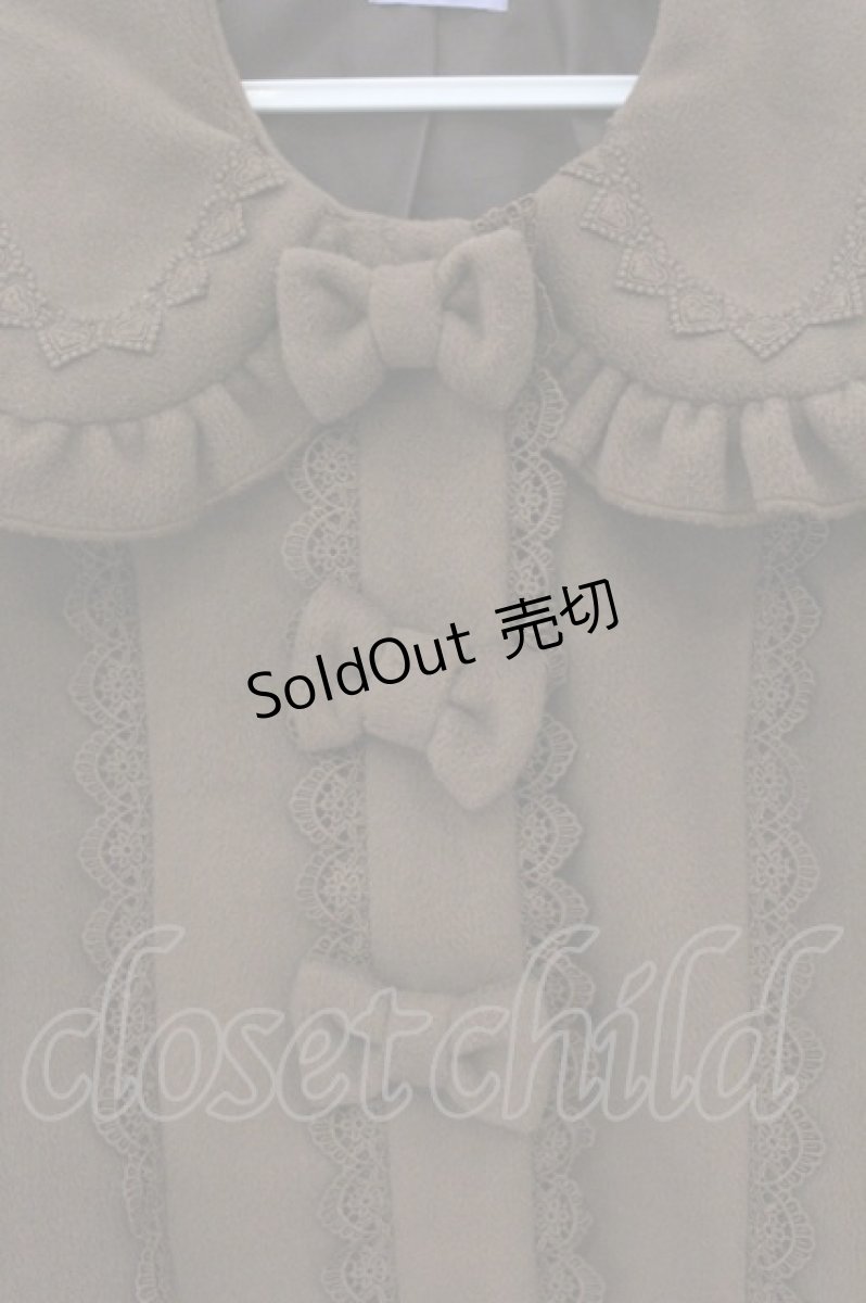 画像2: axes femme kawaii / ショコラベアショートコート M ブラウン O-26-05-26-010-AX-CO-IG-ZTC080 (2)