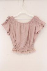 画像3: axes femme POETIQUE / 刺繍レースプルブラウス M ピンク O-26-05-28-035-AX-BL-OW-OS (3)