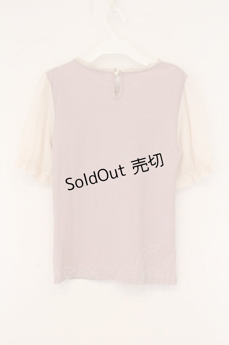 画像3: axes femme POETIQUE / ブーケリボン刺繍リブプルオーバー M ピンク O-26-05-28-037-AX-TO-OW-OS (3)