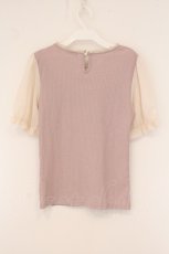 画像3: axes femme POETIQUE / ブーケリボン刺繍リブプルオーバー M ピンク O-26-05-28-037-AX-TO-OW-OS (3)