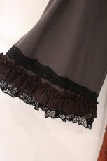 画像3: OZZ ANGELO / レースロングパーカーワンピース  グレー O-26-05-28-006-OO-OP-IG-OS (3)