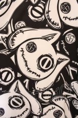 画像2: NieR Clothing / 総柄スムースカットソー F ブラックｘホワイト O-26-05-28-063-PU-TO-YM-OS (2)
