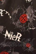 画像2: NieR Clothing / 切り替えロングスカート  ブラック O-26-05-28-066-PU-SK-YM-OS (2)