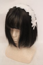 画像1: melonDOLL / ヘッドドレス  シロ０ O-26-05-28-1006-LO-AC-IG-OS (1)