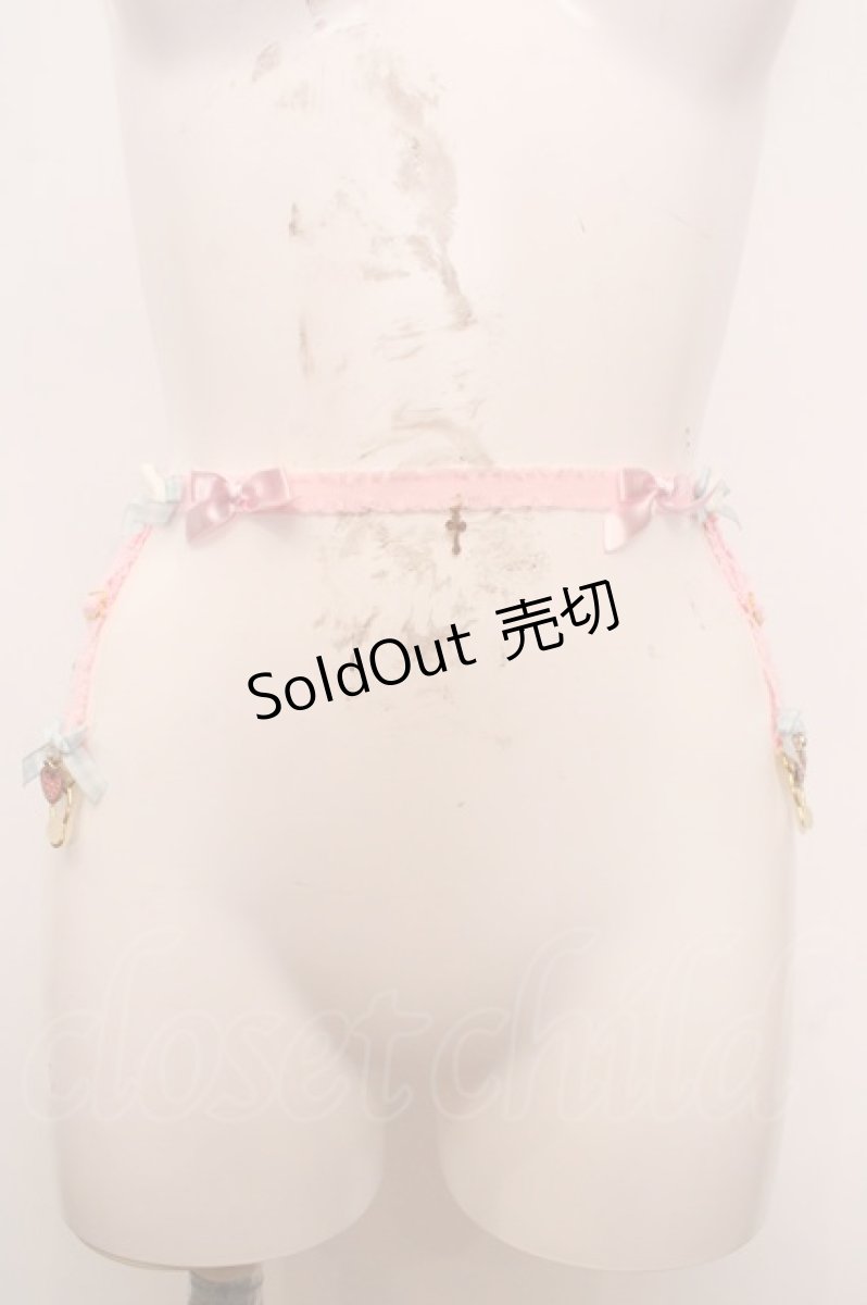 画像2: melon DOLL / レッグガーター  ピンク O-26-05-28-1050-LO-ZA-IG-OS (2)