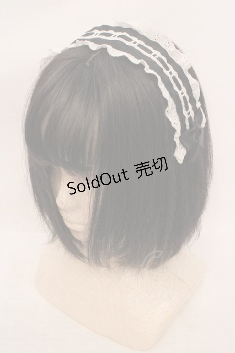 画像1: melonDOLL / ヘッドドレス  クロ O-26-05-28-1007-LO-AC-IG-OS (1)