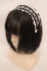 画像1: melonDOLL / ヘッドドレス  クロ O-26-05-28-1007-LO-AC-IG-OS (1)