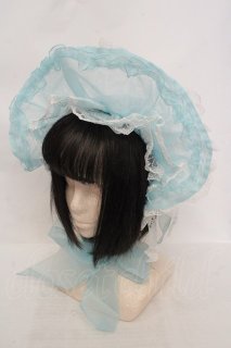 アンジェリックプリティ　フリルシースルーボンネット Angelic Pretty / フリルシースルーボンネット ミント O-26-05-28-1012