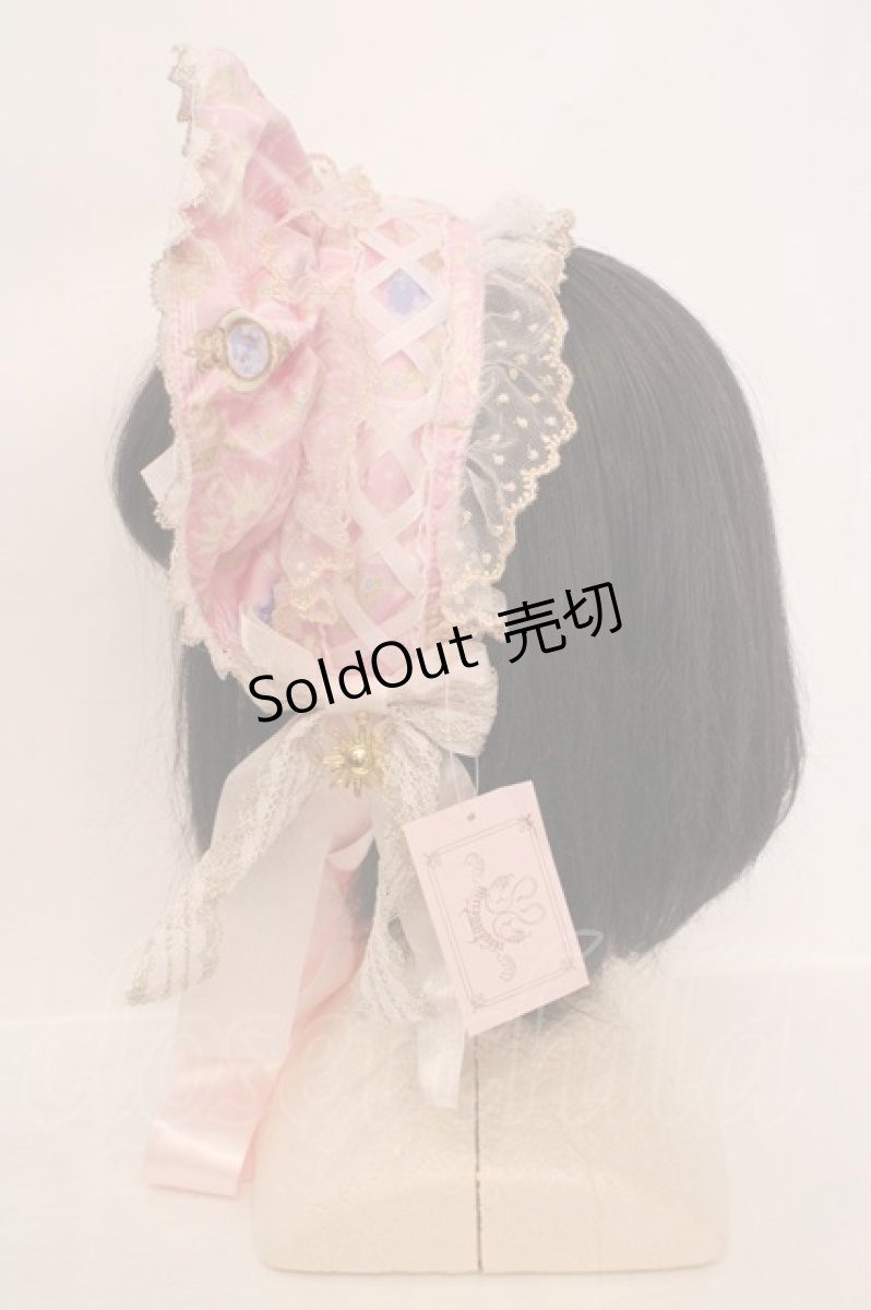 画像3: metamorphose / Crystal Tarot〜星の導き〜ハーフボンネット  Holy pink(ピンク系) O-26-05-28-1015-ME-AC-IG-OS (3)