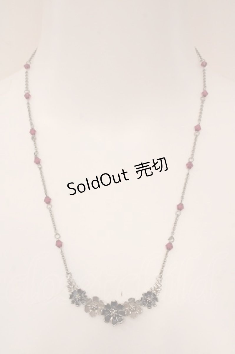 画像2: axes femme / フラワーネックレス  シルバー O-26-05-28-1005-AX-AC-IG-OS (2)