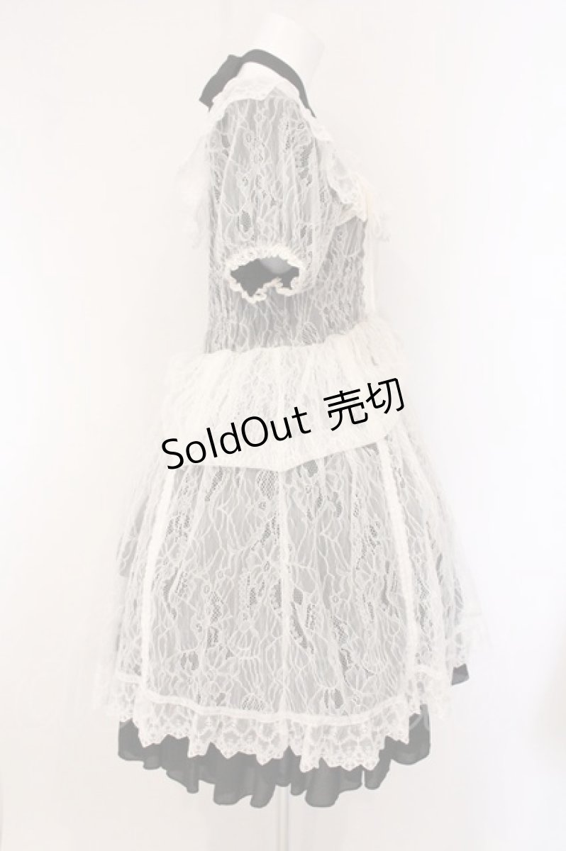 画像4: Vallee lys / Mellow Melody Dress  ブラック×ホワイト O-26-05-28-070-GO-OP-IG-OS (4)