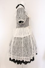 画像4: Vallee lys / Mellow Melody Dress  ブラック×ホワイト O-26-05-28-070-GO-OP-IG-OS (4)