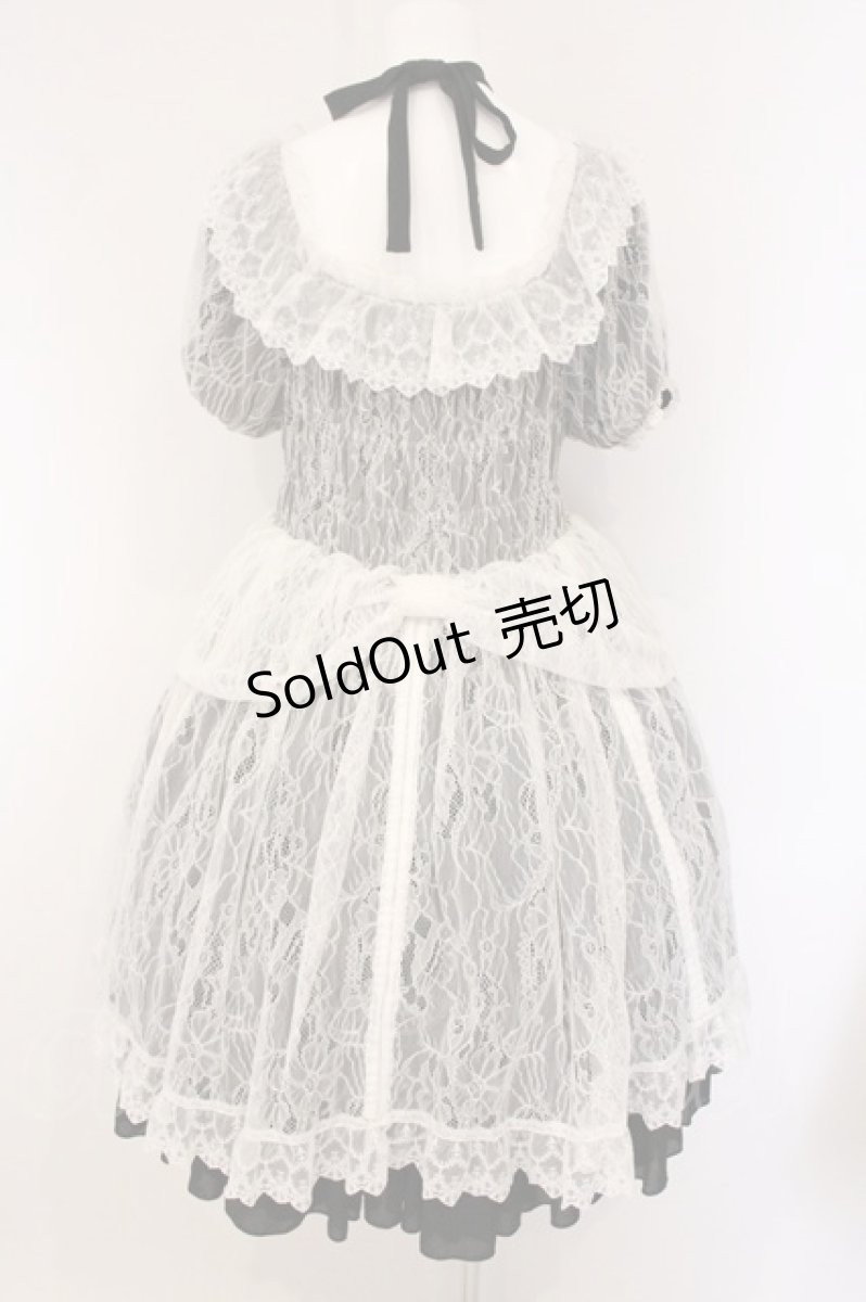 画像5: Vallee lys / Mellow Melody Dress  ブラック×ホワイト O-26-05-28-070-GO-OP-IG-OS (5)