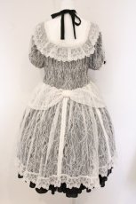 画像5: Vallee lys / Mellow Melody Dress  ブラック×ホワイト O-26-05-28-070-GO-OP-IG-OS (5)