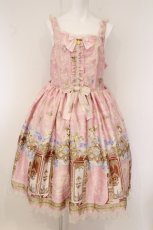 画像1: metamorphose / 【プラスサイズ】Crystal Tarot〜星の導き〜フリルジャンパースカート  Holy pink(ピンク系) O-26-05-28-071-ME-OP-IG-OS (1)