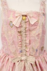 画像2: metamorphose / 【プラスサイズ】Crystal Tarot〜星の導き〜フリルジャンパースカート  Holy pink(ピンク系) O-26-05-28-071-ME-OP-IG-OS (2)