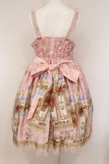 画像5: metamorphose / 【プラスサイズ】Crystal Tarot〜星の導き〜フリルジャンパースカート  Holy pink(ピンク系) O-26-05-28-071-ME-OP-IG-OS (5)