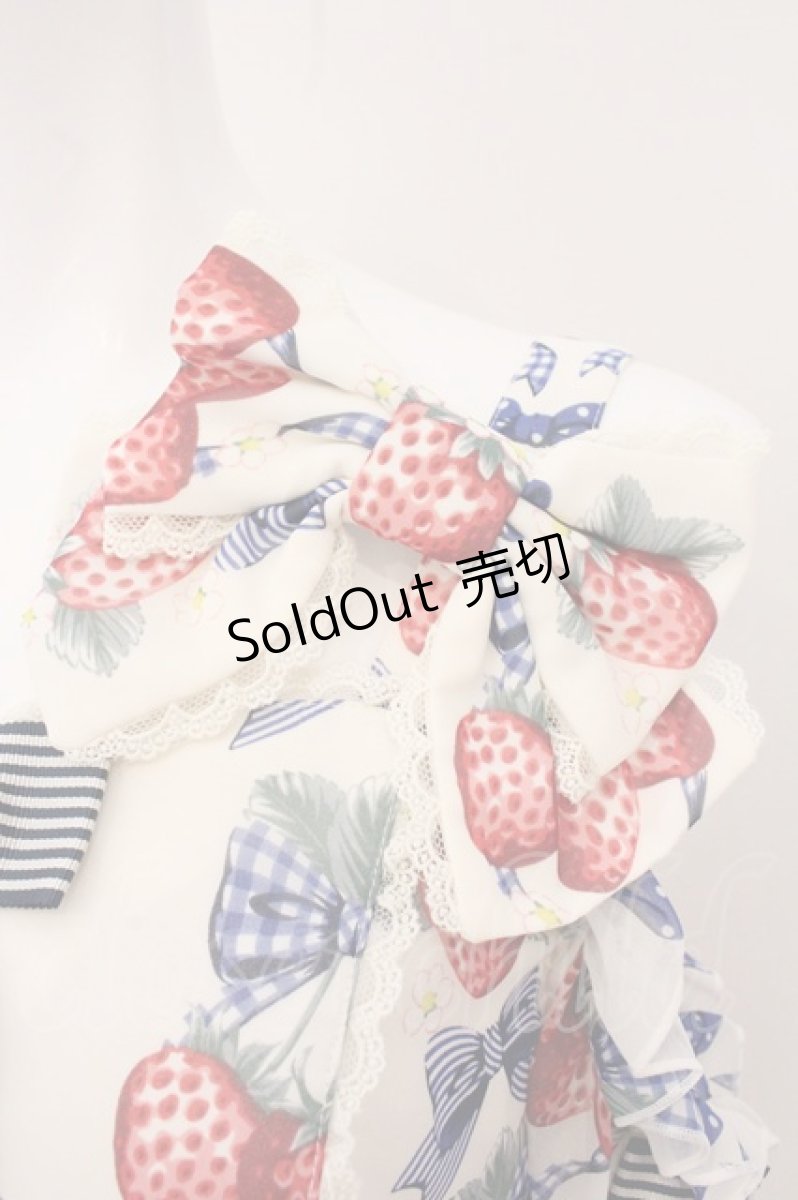 画像3: Angelic Pretty / Strawberry Dollジャンパースカートset  オフシロ×ブルー O-26-05-28-072-AP-OP-IG-OS (3)