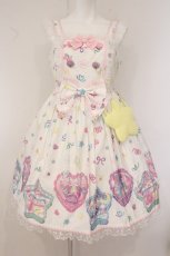 画像1: Angelic Pretty / Compact Toysジャンパースカート  シロ O-26-05-28-073-AP-OP-IG-OS (1)
