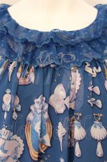 画像2: Angelic Pretty / Jewelry Aquariumワンピース  ネイビー O-26-05-28-074-AP-OP-IG-OS (2)