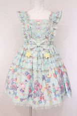 画像1: Angelic Pretty / Happy Garlandジャンパースカート  ミント O-26-05-28-075-AP-OP-IG-OS (1)