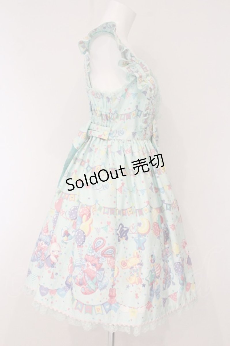 画像5: Angelic Pretty / Happy Garlandジャンパースカート  ミント O-26-05-28-075-AP-OP-IG-OS (5)