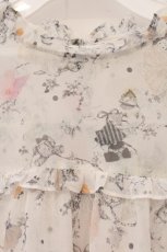 画像2: Franche Lippee / おこのみブラウス  コラージュ柄 O-26-05-28-094-LO-BL-IG-OS (2)