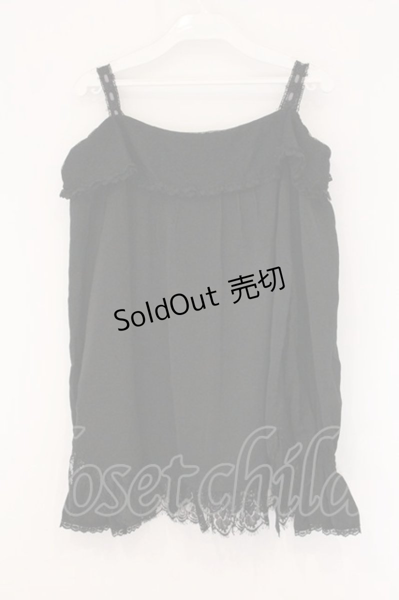 画像3: axes femme POETIQUE / ドットチュール使いオフショルブラウス M クロ O-26-05-28-010-AX-BL-OW-OS (3)