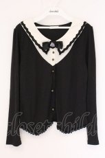画像1: axes femme / ブローチ付きレイヤードプルオーバー M クロ O-26-05-28-024-AX-TO-OW-OS (1)