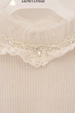 画像2: axes femme / ネックデザインリブカットプルオーバー M キナリ O-26-05-28-030-AX-TO-OW-OS (2)