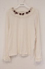 画像1: axes femme / バラレースガーデンインナー M シロ O-26-05-28-031-AX-TO-OW-OS (1)