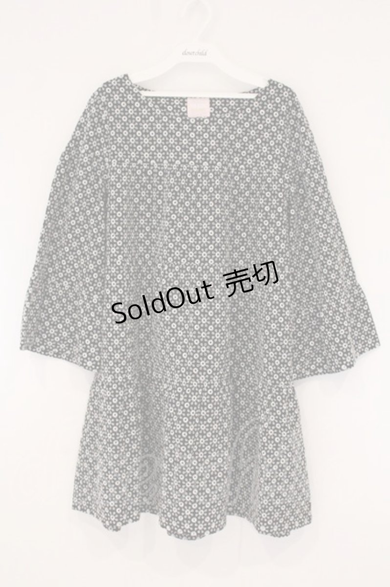 画像1: PINK HOUSE / CHELSEA アイレット刺繍Aラインワンピース  クロ×シロ O-26-05-30-036-LO-OP-IG-ZT744 (1)
