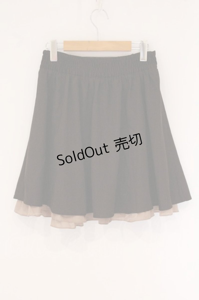 画像3: axes femme / ハイウエストレースアップスカート M ブラウン O-26-05-30-051-AX-SK-YM-OS (3)