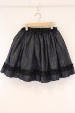 画像4: MR corset / ドット総柄ボリュームスカート  ネイビーｘブラック O-26-05-30-057-GO-SK-YM-OS (4)