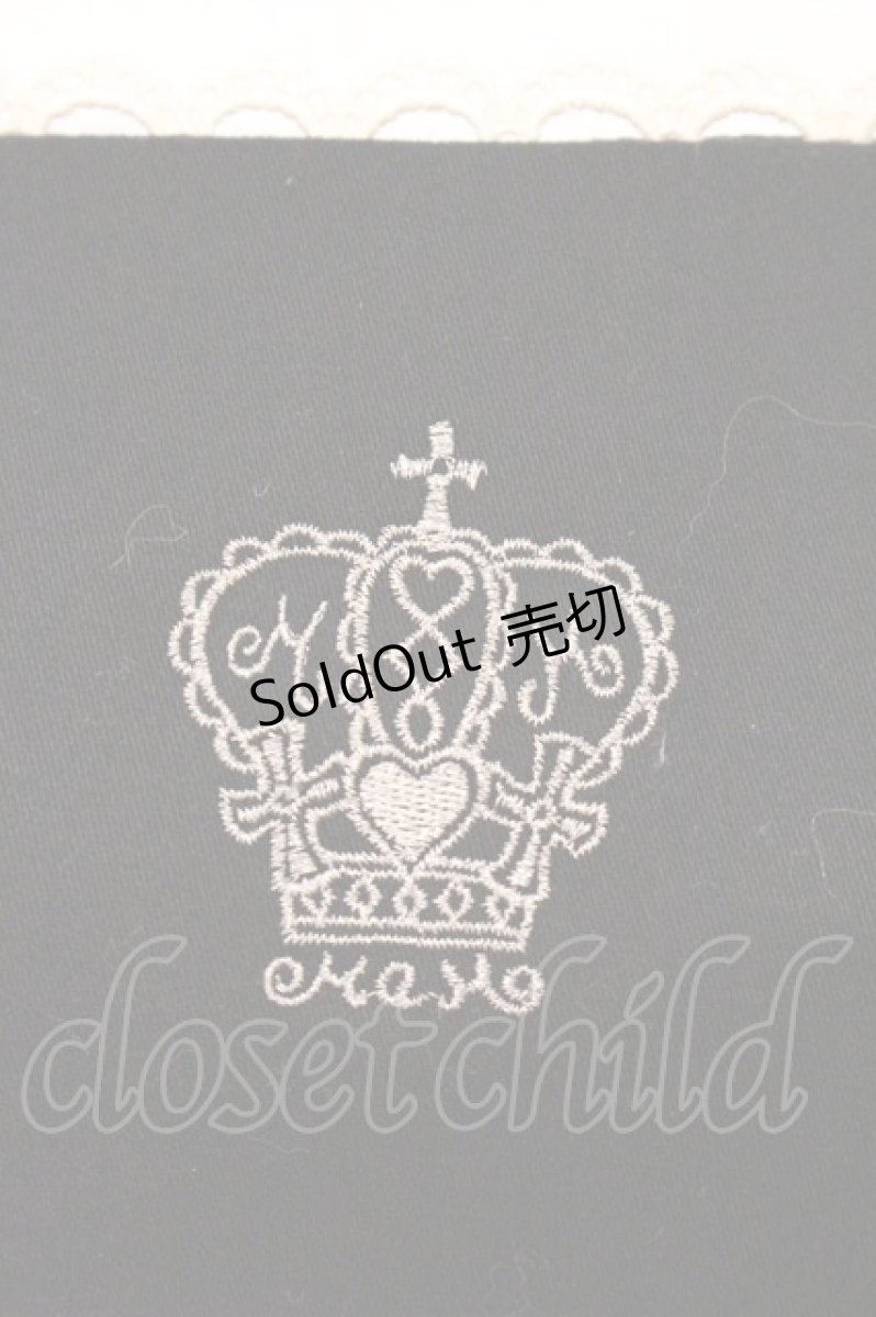 画像2: MAM / 王冠刺繍ジャンパースカート  クロ O-26-05-30-062-LO-OP-OW-OS (2)
