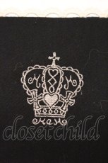 画像2: MAM / 王冠刺繍ジャンパースカート  クロ O-26-05-30-062-LO-OP-OW-OS (2)