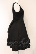 画像4: MAM / 王冠刺繍ジャンパースカート  クロ O-26-05-30-062-LO-OP-OW-OS (4)