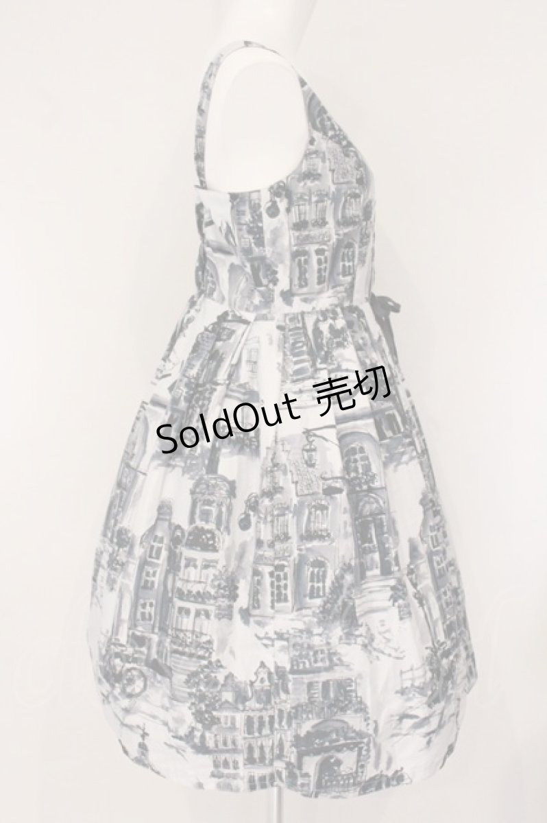 画像4: Emily Temple cute / Bonjour!レースアップワンピース  ネイビー O-26-05-30-063-ET-OP-OW-OS (4)