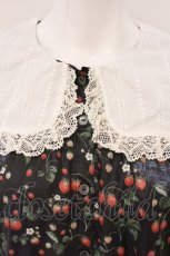 画像2: Melody BasKet / Strawberry gardenワンピース  クロ O-26-05-30-065-LO-OP-OW-OS (2)