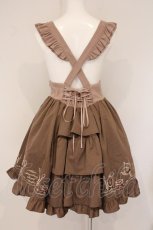 画像4: Amavel / ティーセット刺繍サススカート F ピンク O-26-05-30-073-CA-SK-OW-OS (4)