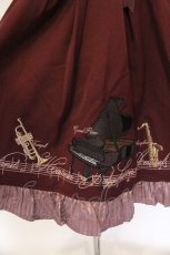 画像3: Amavel / Swing Jazz Bandスカート F ワイン O-26-05-30-074-CA-SK-OW-OS (3)