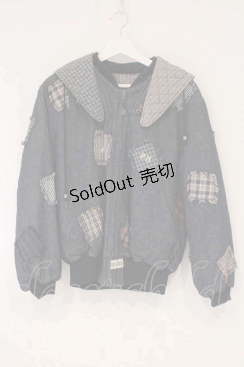 画像1: PINK HOUSE / デニムブルゾン  インディゴ O-26-05-30-076-LO-JA-IG-ZTC024 (1)