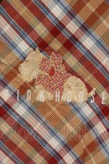 画像2: PINK HOUSE / テリア刺繍チェックベスト  アカ系 O-26-05-30-077-LO-TO-IG-OS (2)