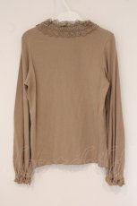 画像4: PINK HOUSE / ローズチュールレースカットソー  ベージュ O-26-05-30-009-LO-TO-IG-OS (4)
