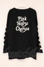 画像4: PINK HOUSE / CHELSEA ネームタグカットソー  クロ O-26-05-30-011-LO-TO-IG-OS (4)
