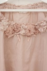 画像2: PINK HOUSE / チュールフラワーモチーフプルオーバーブラウス  ピンク O-26-05-30-015-LO-BL-IG-OS (2)