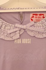 画像2: PINK HOUSE / misako×erinko フリル衿付きカットソー  ラベンダー O-26-05-30-020-LO-TO-IG-OS (2)