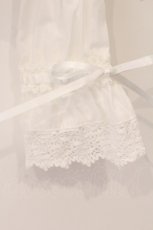 画像4: BABY,THE STARS SHINE BRIGHT / Ribbon Ribbon dropブラウス  シロ×シロ O-26-06-01-058-BA-BL-IG-OS (4)