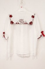 画像3: Amavel / Apple Cherryブラウス  シロ×アカ O-26-06-01-060-CA-BL-IG-OS (3)