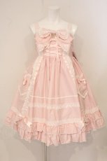 画像1: BABY,THE STARS SHINE BRIGHT / くみゃちゃんのHeart Sugar Decorationジャンパースカート  ピンク O-26-06-01-067-BA-OP-IG-OS (1)